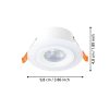 Eglo CALONGE 900913 süllyesztett lámpa, 3x4,8W LED, 3000K, 1860 lm