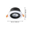 Eglo CALONGE 900914 süllyesztett lámpa, 4,8W LED, 3000K, 620 lm