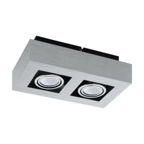   Eglo Loke 1 91353 LED-es mennyezeti lámpa, 2x5W GU10, 3000K, 2x400 lm