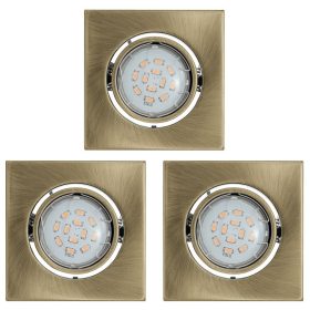   Eglo Igoa 93248 beépíthető, billenthető spotlámpa, 3x5W GU10 LED