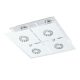 Eglo Roncato 93783 mennyezeti lámpa, 4x3W LED, 4x200 lm