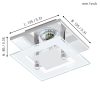 Eglo Almana 94224 fali/mennyezeti lámpa, 1x3W LED, 1x200 lm