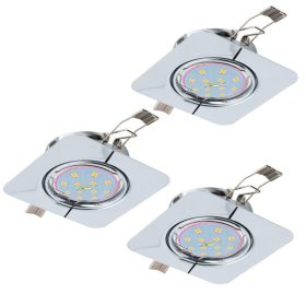   Eglo Peneto 94267 beépíthető, fix spotlámpa szett, 3x5W GU10 LED