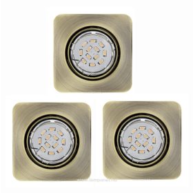   Eglo Peneto 94269 beépíthető, fix spotlámpa szett, 3x5W GU10 LED