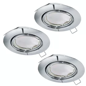   Eglo Peneto 94407 beépíthető, fix spotlámpa szett, 3x5W GU10 LED, 3000K, 3x400 lm