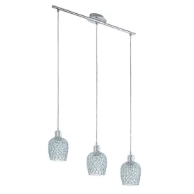 Eglo BONARES 1 94897 kristály függeszték, 3x60W E27