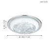 Eglo ACOLLA 95639 mennyezetlámpa, 11W LED, 3000K, 950 lm