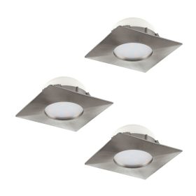   Eglo Pineda 95803 beépíthető spotlámpa szett, 3x6W LED, 3000K, 3x500lm