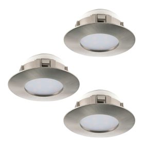   Eglo Pineda 95816 dimmelhető, beépíthető spotlámpa szett, 3x6W LED, 3000K, 3x500lm