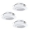 Eglo Pineda 95851 álmennyezeti spotlámpa szett, 3x6W LED, 3000K, 3x500lm