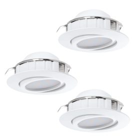   Eglo Pineda 95851 álmennyezeti spotlámpa szett, 3x6W LED, 3000K, 3x500lm