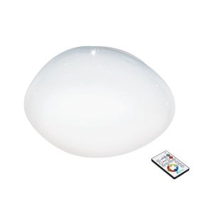   Eglo SILERAS 97578 távirányítós, kristályeffektes mennyezetlámpa, 34W LED, 2700K-6500K, 4600 lm