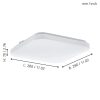 Eglo Frania 97874 mennyezetlámpa, 11,5W LED, 3000K, 1350 lm