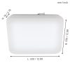 Eglo Frania 97885 fürdőszobai mennyezetlámpa, 17,3W LED, 3000K, 2000 lm, IP44