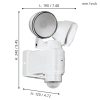 Eglo Casabas 98194 kültéri reflektor, 2x3,75W LED, 6500K, 800 lm, IP44