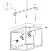 Eglo Silentina 98332 mennyezetlámpa, 2x40W E27