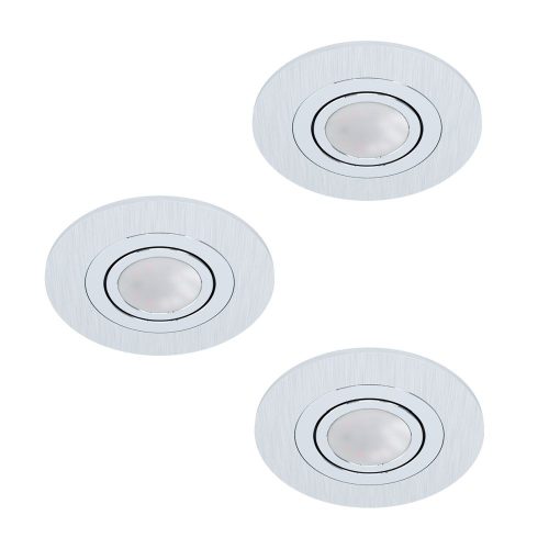 Eglo AREITIO 98639 beépíthető lámpa, állítható, 3x5W GU10 LED, 2700K, 3x400 lm