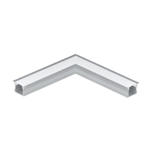 Eglo RECESSED PROFILE 2 98989 15mm-es süllyesztett, sarok összekötő LED profil opál diffúzorral