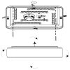 Eglo RUIDERA 99109 mennyezetlámpa, 22W LED, 3000K, 2400 lm