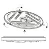 Eglo CREMELLA 99345 függeszték, 1x40W E27