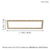 Eglo Salobrena-F 99434 LED panel fa keret, 124x34x1,8 cm