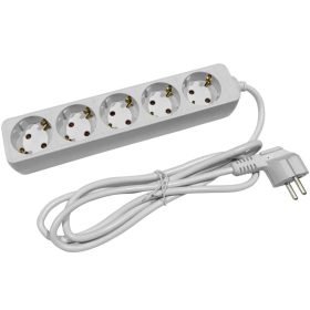 Entac ESE1.5G5-1.5, 5-ös elosztó 1,5m-es kábellel, 3G1.5