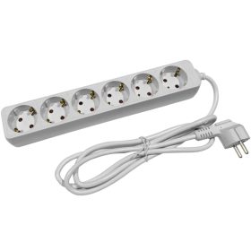 Entac ESE1.5G6-3, 6-os elosztó 3m-es kábellel, 3G1.5