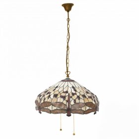 Filamentled Dragonfly W Tiffany függeszték 2, 2x60W E27