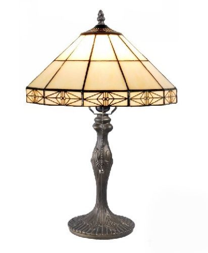 Filamentled Keighley Tiffany asztali lámpa, 1x60W E27