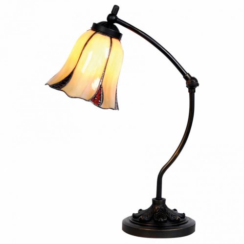 Filamentled Hetton Swan Tiffany asztali lámpa, 1x25W E14