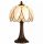 Filamentled Whitby Tiffany asztali lámpa, 1x60W E14