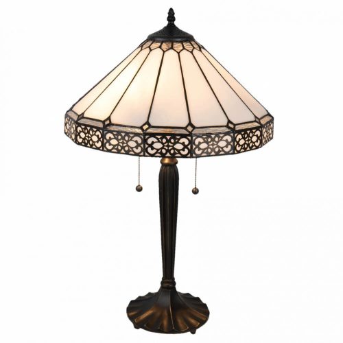 Filamentled Kendal Tiffany asztali lámpa, 2x60W E27