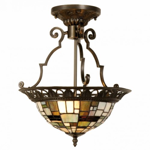 Filamentled Culmore Tiffany mennyezeti lámpa, 2x40W E14