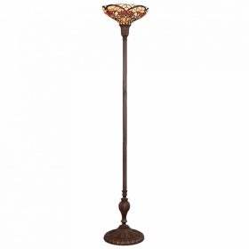 Filamentled Chatton Tiffany állólámpa, 1x60W E27