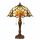 Filamentled Prestatyn Tiffany asztali lámpa, 2x60W E27
