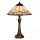 Filamentled Dunnet Tiffany asztali lámpa, 3x60W E27