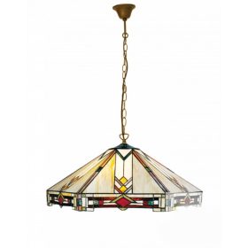 Filamentled Salen Tiffany függeszték, 1x60W E27