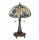 Filamentled Reepham Tiffany asztali lámpa, 2x60W E27