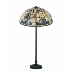 Filamentled Reepham Tiffany állólámpa, 2x60W E27