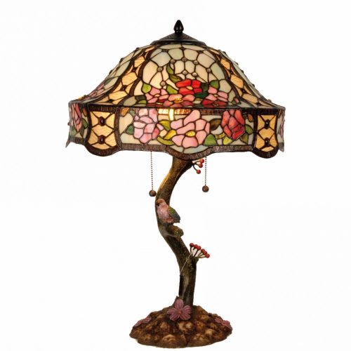 Filamentled Spittal Tiffany asztali lámpa, 3x60W E27