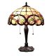 Filamentled Lapley Tiffany asztali lámpa, 2x60W E27