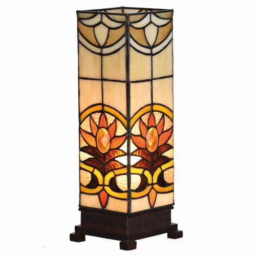 Filamentled Taunton M S Tiffany asztali lámpa, 1x40W E14