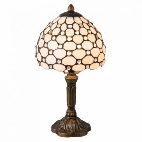 Filamentled Corby Tiffany asztali lámpa, 1x40W E14