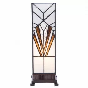 Filamentled Morpeth M S Tiffany asztali lámpa, 1x25W E14