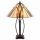 Filamentled Millom Tiffany asztali lámpa, 2x60W E27