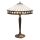 Filamentled Matlock L Tiffany asztali lámpa, 2x60W E27