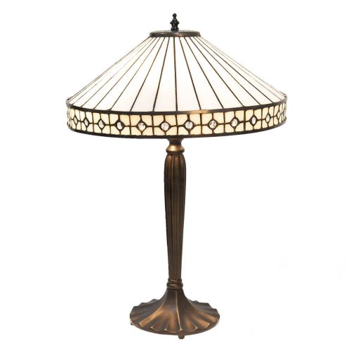 Filamentled Snitterton Tiffany asztali lámpa, 2x60W E27
