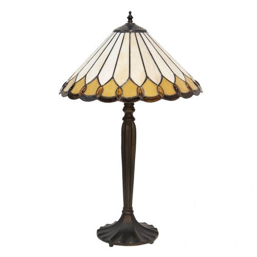 Filamentled Trent L Tiffany asztali lámpa, 2x60W E27