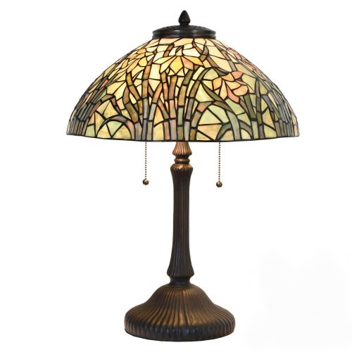 Filamentled Narcissus Tiffany asztali lámpa, 3x60W E27