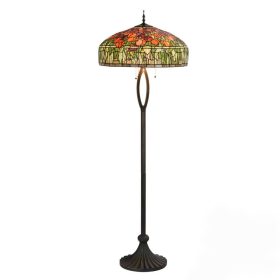 Filamentled Tulip Tiffany állólámpa, 3x60W E27